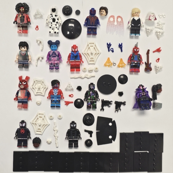 Unbranded Other - Lot of 14 Lego Compatible Spider-Man Across the Spider-Verse Minifigures Set 3